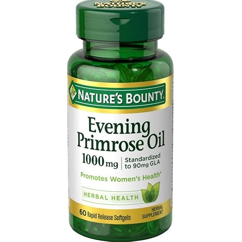 Nature's Bounty Evening Primrose Oil 1000 mg Softgels 60 ea Pack of 2