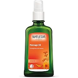 Weleda Arnica Muscle Massage Oil, 3.4 Fluid Ounce, Plant Rich Massage Oil with Arnica, Birch, Sunflower and Olive Oils