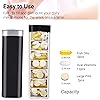 Pill Organizer 7 Day, Betife Daily Pill Box, Weekly Travel Pill Case, Cute Pill Holder to Hold Vitamins, Medicines, Pills, Supplements Black