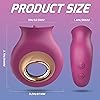 Rose Vibrator, Clitoral Licking Tongue Vibrator, PHANXY 2 in 1 Licking & Vibrating Nipples Clitoral Stimulator with 9 modes for Quick Orgasm, Rechargeable & Waterproof Adult Sex Toys for Women Couples