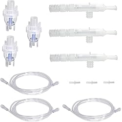ResOne 3pk Replacement Accessories wCup, Mouthpiece, Tee, Flex, 7' Tubing, Connector
