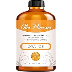 Ola Prima Oils 16oz - Orange Essential Oil - 16 Fluid Ounces