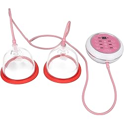 Vacuum Breast Massager Machine Flexibility Strengthening Suction Cup Breast Massager 10 Minutes Automatic Suction Times for Home Use Skin Tightening