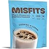 Misfits Vegan Protein Powder, Cookies & Cream, 20g Plant Based Protein Shake, Low Calorie, No Added Sugar, Non Dairy, Non GMO, Plastic Free Packaging, 500g