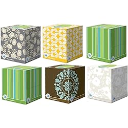 Puffs Plus Lotion Facial Tissues, Cube, 6 Boxes 56 Count Each