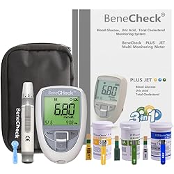 Hnxxyisite 3 in 1 Household Cholesterol Meter Home Cholesterol Test Meter kit Cholesterol Monitor kit Test CHOL GLU UA