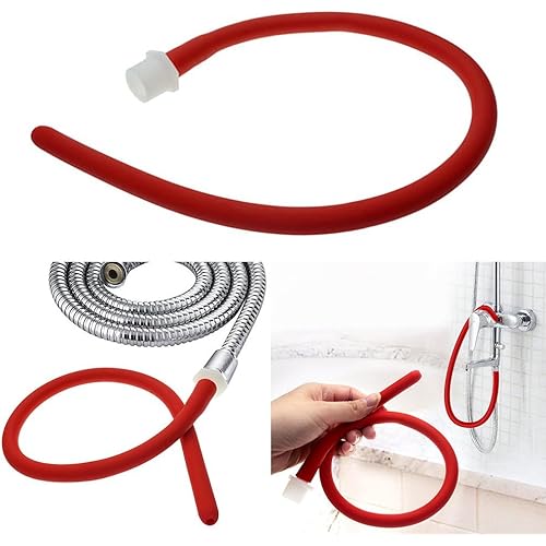 Shower Enema Kits，Silicone Cleaning Tube -Flexible Silicone Comfortable Nozzle douch Attachment for Women and Men 50cm,150cm Hose