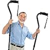 LIXIANG Walking Canes for Women & Men Adjustable Walking Stick,Folding Cane with Soft Sponge Offset Handle,Lightweight,Suitable for Arthritis,The Elderly and The Disabled