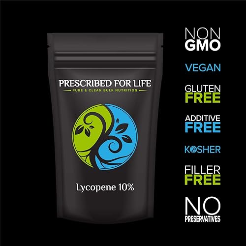 Prescribed for Life Lycopene - 10% Lycopene Powder Extract Lycopene, Synthetic, 4 oz 113 g