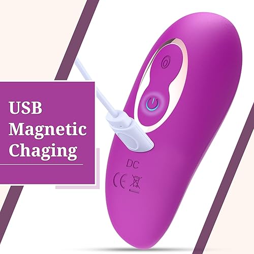 Tapping Clitoral Vibrator Targets Right-Spots - SEXY SLAVE Dylan, Quiet Clitoral Stimulator with 7 Frequencies, Waterproof Rechargeable Clit Vibrator, Sex Toy for Women