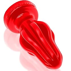 Blue Ox Designs Oxballs 79577: Airhole-2 Finned Buttplug, Red