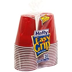 Hefty Easy Grip 18 Ounce Cups Red, Case Pack, Twelve - 30 Count Packs 360 Cups