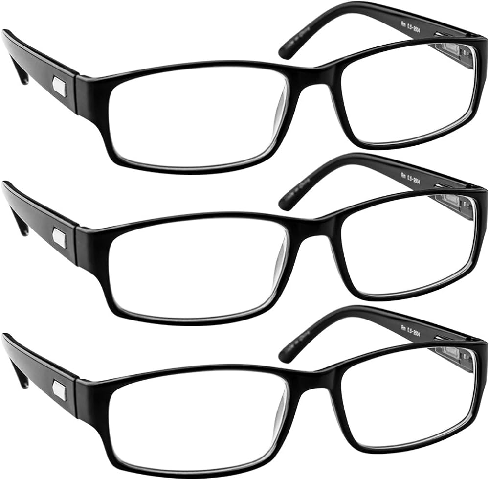Reading Glasses - Readers with Comfort Spring Hinges for Men and Women- by TruVision Readers - 9504HP