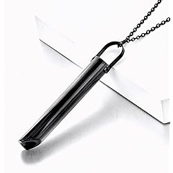Anxiety Relief Breathing Necklace Meditation Stress Relief Mindfulness Breathing Exercise Device Stress Relief Gifts for Women and Men Mindfulness for Kids Relaxation Whistle