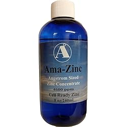 Zinc Supplement- AMA-Zinc by Angstrom Minerals 4600 ppm Elemental Zinc