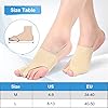 DOACT Bunion Corrector, Bunion Corrector Big Toe Straighteners with Separator, Suitable for Hallux Valgus, Separation of Toes, Unique Heel Strap Design Prevents Falling Off L Size