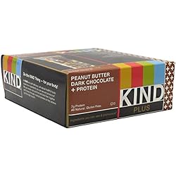 Kind Plus Protein Bars Peanut Butter Dark Chocolate -- 12 Bars