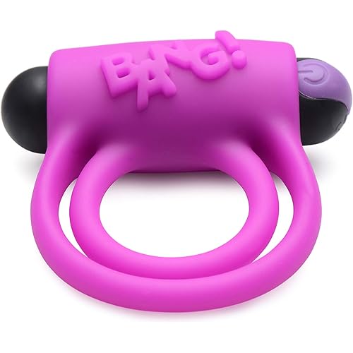 Remote Control 28X Vibrating Cock Ring and Bullet - Purple