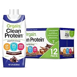 Orgain Protein Shake, Creamy Chocolate Fudge, 11 Fl Oz Pack of 12