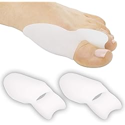 ViveSole Bunion Guard 2 Pack - Silicone Big Toe Separator Cushion Straightener Pads - Gel Hallux Valgus Fix Spacers, Protectors, Orthopedic Correctors - Padding Bunion Support for Pain Relief