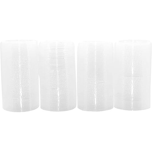 HARVEST PACK Crystal Clear Plastic Disposable Flat Lids, For Standard Sized 121620 Cups 1000 Count