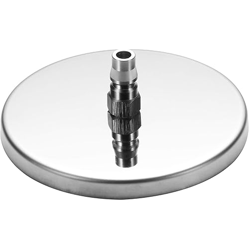 Hismith Suction Cup Adapter with Quick Air Connector for Premium Sex Machine, 4.5" Diameter Extra-Large Suction Cup Fitting