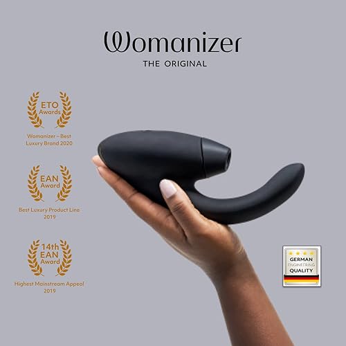 Womanizer InsideOut Dual Stimulation Rabbit Vibrator Clitoral & G-Spot Vibrating Toy for Women, Black