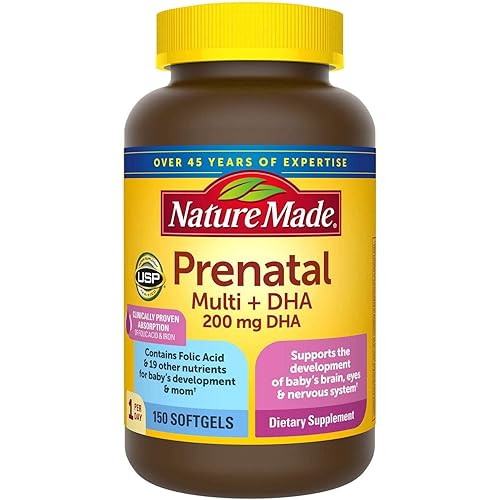 Nature Made Nature Made Prenatal Dha 200 mg Dietary Supplement Netcount 150 Soft Gels, 150Count