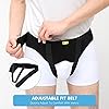 Tenbon Hernia Belt Truss for SingleDouble Inguinal or Sports Hernia, Hernia Support Brace for Men for Women Pain Relief Recovery Strap with 2 Removable Compression Pads Comfortable Material