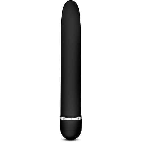 Blush Luxuriate - Elegant Satin Smooth Powerful Wand Vibrator - Clitoral and G Spot Stimulator Sex Toy for Women - Black