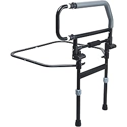 Sangohe Bed Rail for Elderly - Heavy Duty Bed Rail - Bed Rail for Elderly People Falling Out of Bed - Foldable Bed Assist Handle - Bed Rail for Senior, 504E