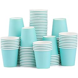 100 Pack 3oz Paper Cups, Bathroom Cups Disposable,Moushwash Cups Small Snack Cups for Water, Juice,Candy Ideal for Party Bathroom and Office