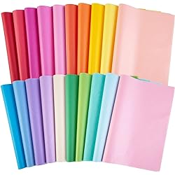 Koogel Tissue Paper Bulk, 330 Sheets Gift Wrapping Paper Craft Tissue Paper 20 Colors 13.7 x 9.8 Inch for Holiday Birthday Gift Wrapping DIY Project