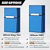 roygra Cigarette Case, Aluminum Magnetic Switch, 20 Capacity - 3 Pack Black Silver Blue, 85mm King Size