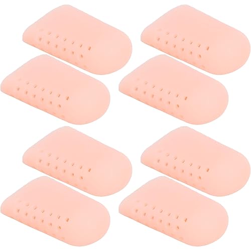 Gel Toe, Breathable Toe Guards Lightweight Soft Anti‑Wear 4 Pairs with Hole for Shoes for Toe Pain RelieColor