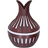300ml Humidifier, 1.5-2W Wood Grain 7 Colors LED Aroma Diffuser 5V 1A with USB Power Cable for Bedroom for Living Room