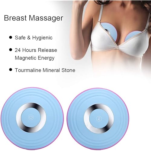 Wireless Electric Breast Dredge Massager，Easy to Operate Chest Enlargement Anti Sagging Breast Massage Machine for Home Use