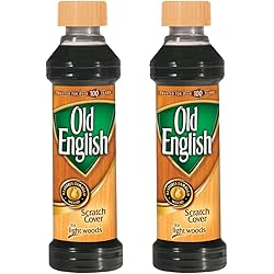 Old English Scratch Cover For Light Woods, 8 fl oz Bottle, Wood Polish Pack of 2