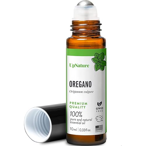 UpNature Oregano Essential Oil Roll-On - Respiratory Relief for Congestion, Pre-Diluted