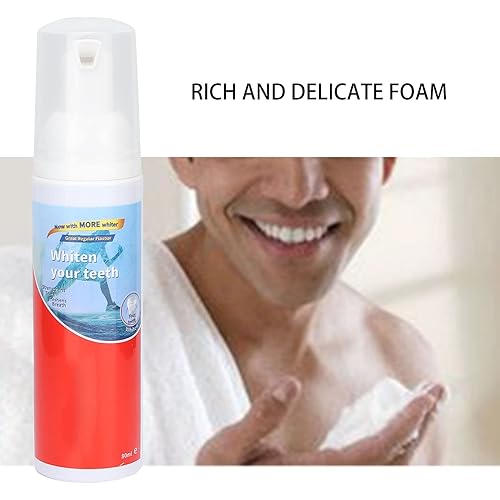 Whites Foam Teeth Whitening Toothpaste, Brightify Deep Cleaning Foam Toothpaste, Breath ening Stain Removal Oral Care Toothpaste 80ML