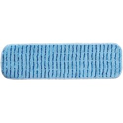 Healthstar Ultra Aggressor Blue Microfiber Mop Refill, 5 Inches x 18 Inches - 2 Pack