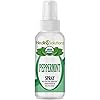 Organic Peppermint Spray – Water Infused with Peppermint Essential Oil – Certified USDA Organic - 2oz Bottle by Healing Solutions