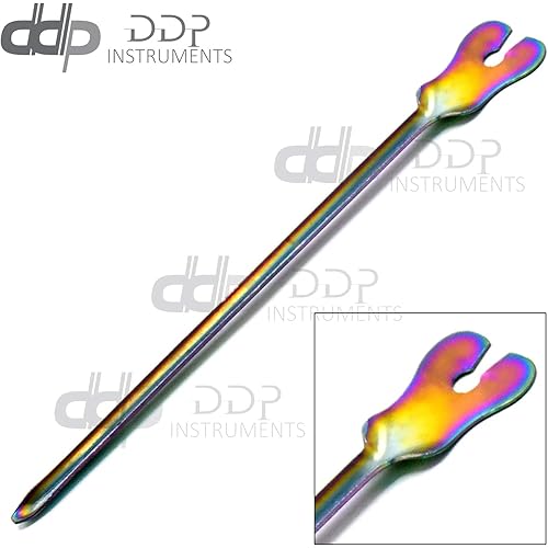 DDP Grooved Director & Tongue Tie 5.5" Surgi Instruments Multi Color Rainbow