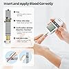 Metene AGM-513S Glucose Monitor Kit, 200 Count Glucometer Test Strips for Diabetes and 100 Lancets, Blood Sugar Test Kit with Lancing Device and Carrying Bag, No Coding