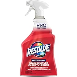 Resolve Professional Strength Spot and Stain Carpet Cleaner, Red, 32 Fl Oz Pack of 1