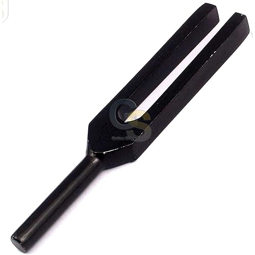 G.S 1 Piece Tuning Fork Black Color C1024 Chakra Chiropractic Instruments Best Quality