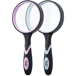 Mr. Pen- Magnifying Glass, 2 Pack, 10X Magnifier, 75mm Glass Lens, Magnifying Glass for Kids and Adults, Handheld Magnifying Glass, Magnifier for Reading, Magnifying Glasses for Close Work