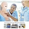 PVC Adult Intubation Manikin Teaching Model, Airway Management Trainer Tracheal Intubation Training Simulator Model, Science Lab Education, 110V