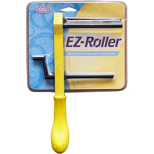 TrueVity Bandage Roller: Handheld Bandage Roller System - Lightweight Portable Bandage Roller | Quickly Re-Roll Elastic & Non-Elastic Bandage Wrap