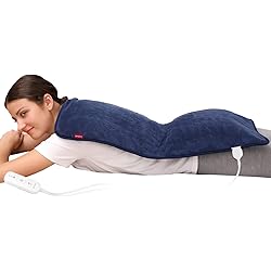 Large Heating Pad, Comfytemp XL Electric Heating Pad for Back Pain Relief, 17" x 33" Extra Large Heated Pad with 3 Heat Settings, 2H Auto-Off, Back Heating Pad for Cramps, Neck and Shoulders, Washable
